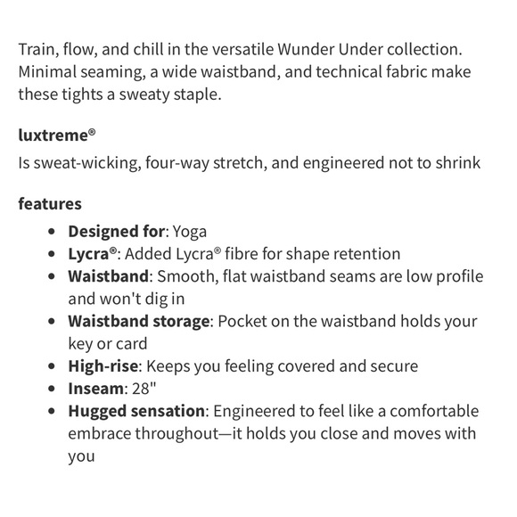 Lululemon Jacquard Mossy Dark Olive print Wunder Under high rise tight legging - Picture 9 of 9